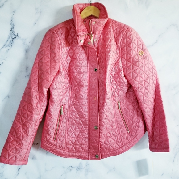 MICHAEL KORS Short Lightweight Quilted Jacket - Picture 1 of 13